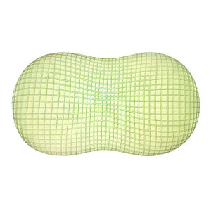 Bantal Harmoni Ungu Planet PE untuk Tidur Hex Kotak Elastis Suportif dengan Pereda Inti Bantal Busa Memori 100% Lembut